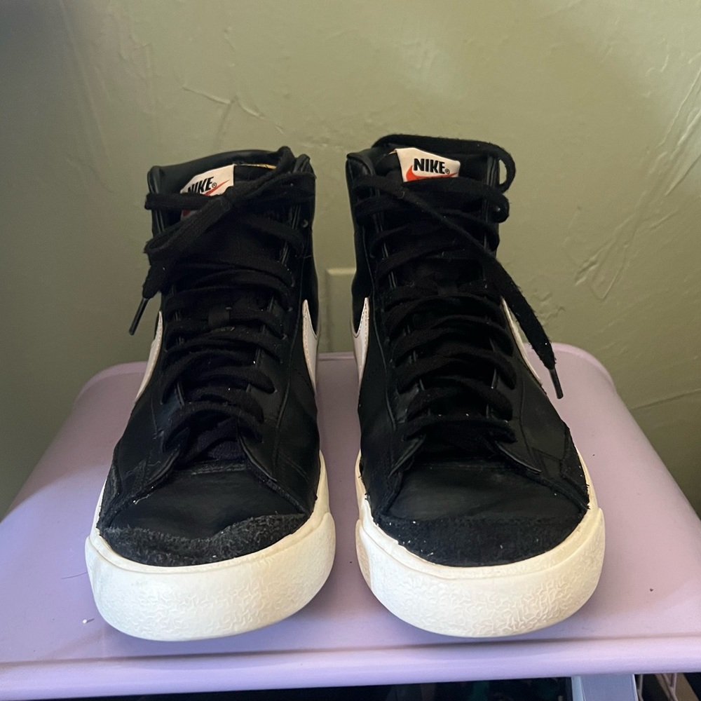 Nike Black and White High-Top sneakers